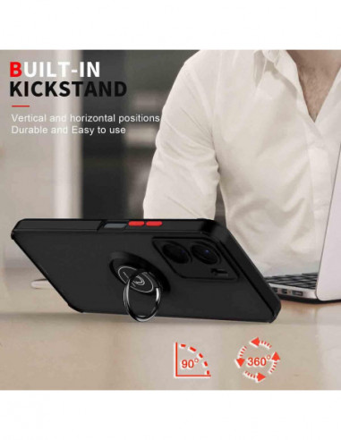 Coque Mat Translucide avec Anneau Pour Honor