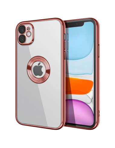 Coque Chromé avec Protection Camera Pour iPhone