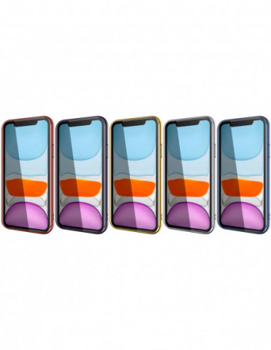 Coque Chromé avec Protection Camera Pour iPhone