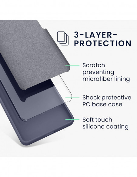 Coque Silicone Liquide Pour Apple