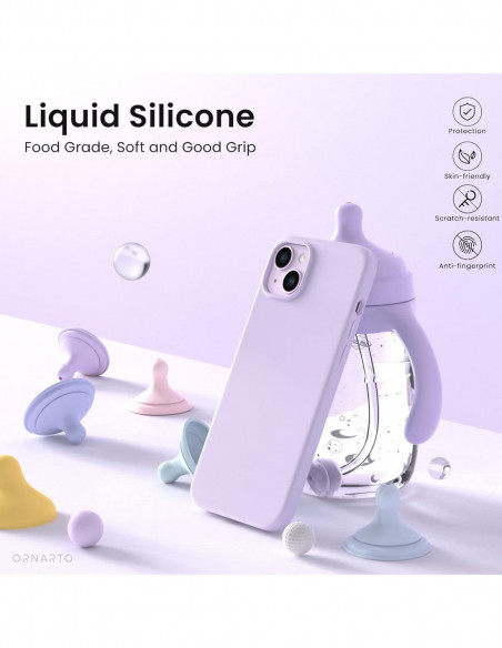 Coque Silicone Liquide Pour Apple