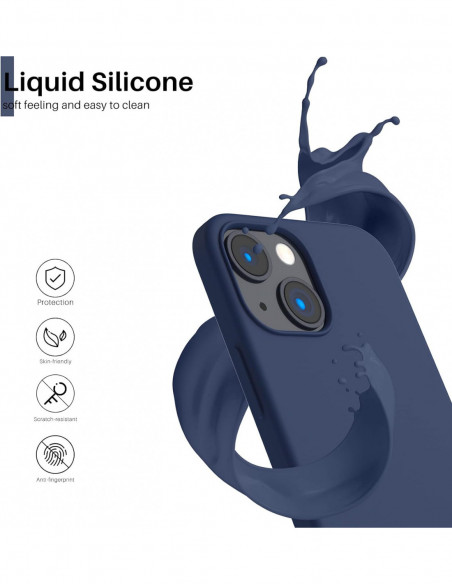 Coque Silicone Liquide Pour Apple