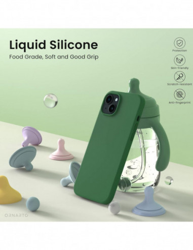 Coque Silicone Liquide Pour Apple